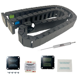 PivyCord-Vez Flexible Raceway Cable Management System for Variable Height Desks/Tables
