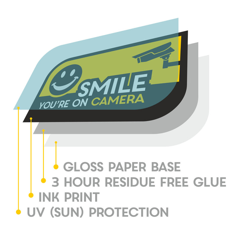 Smile You're on Camera Stickers