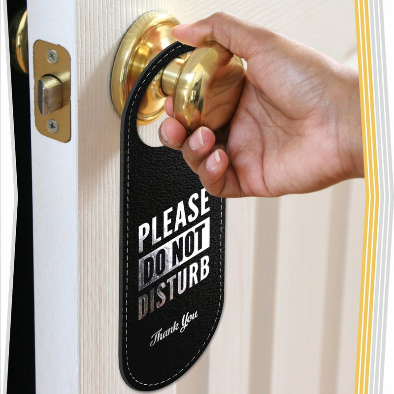 Do Not Disturb/Please Make Up Room Hotel Door Hanger, 2-Pack
