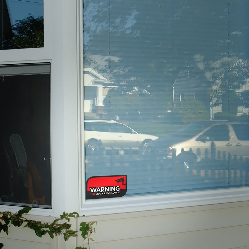 24h Video Surveillance Decals