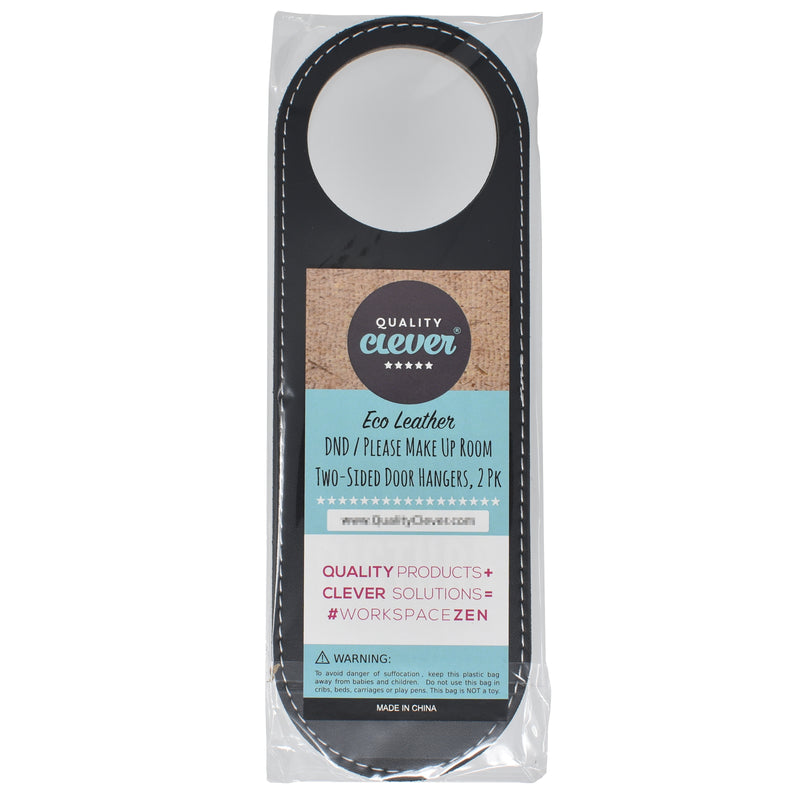 Do Not Disturb/Please Make Up Room Hotel Door Hanger, 2-Pack