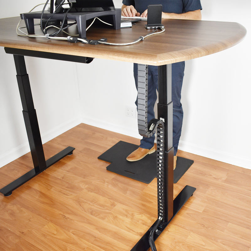 PivyCord-V Flexible Raceway Cable Management System for Variable Height Desks/Tables